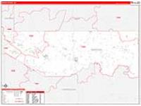 Marion, Tx Carrier Route Wall Map