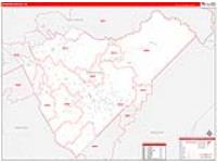 Mariposa, Ca Carrier Route Wall Map