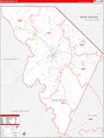 Marlboro, Sc Carrier Route Wall Map