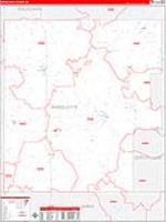 Marquette, Wi Carrier Route Wall Map