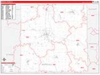 Marshall, In Carrier Route Wall Map