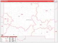 Marshall, Sd Carrier Route Wall Map