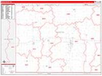 Martin, Mn Carrier Route Wall Map