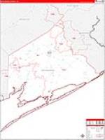 Matagorda, Tx Carrier Route Wall Map