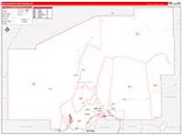 Matanuska Susitna Borough (), Ak Carrier Route Wall Map