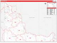 Mcclain, Ok Carrier Route Wall Map