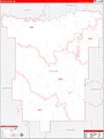 Mccone, Mt Carrier Route Wall Map