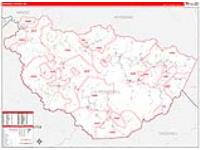 Mcdowell, Wv Carrier Route Wall Map