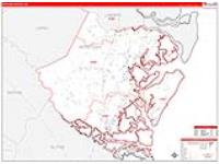 Mcintosh, Ga Carrier Route Wall Map
