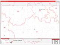 Mcintosh, Nd Carrier Route Wall Map