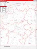 Mcnairy, Tn Carrier Route Wall Map