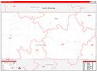 Mcpherson, Sd Carrier Route Wall Map