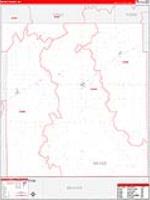 Meade, Ks Carrier Route Wall Map