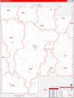 Meeker, Mn Carrier Route Wall Map