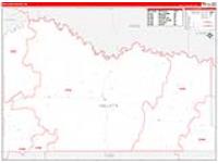 Mellette, Sd Carrier Route Wall Map