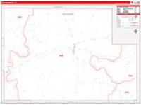 Menard, Tx Carrier Route Wall Map