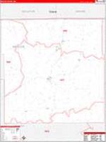 Mercer, Mo Carrier Route Wall Map