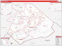 Mercer, Wv Carrier Route Wall Map