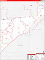 Merrick, Ne Carrier Route Wall Map