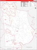 Metcalfe, Ky Carrier Route Wall Map
