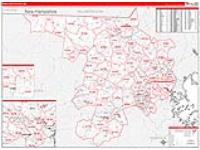 Middlesex, Ma Carrier Route Wall Map