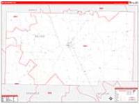 Miller, Ga Carrier Route Wall Map