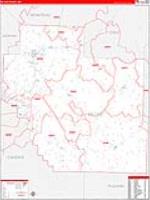 Miller, Mo Carrier Route Wall Map