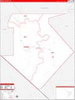 Mineral, Nv Carrier Route Wall Map