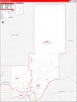 Minidoka, Id Carrier Route Wall Map