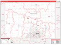 Minnehaha, Sd Carrier Route Wall Map