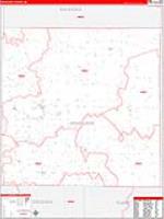 Missaukee, Mi Carrier Route Wall Map