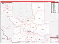 Missoula, Mt Carrier Route Wall Map