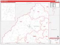 Mitchell, Ga Carrier Route Wall Map