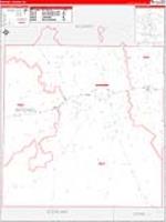 Mitchell, Tx Carrier Route Wall Map