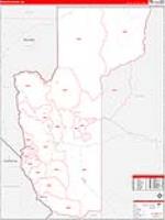 Mohave, Az Carrier Route Wall Map