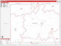 Monroe, Ia Carrier Route Wall Map