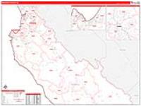 Monterey, Ca Carrier Route Wall Map