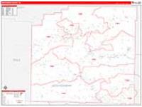 Montgomery, Ar Carrier Route Wall Map