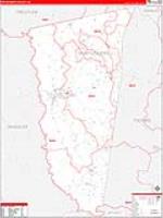 Montgomery, Ga Carrier Route Wall Map