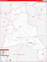 Montour, Pa Carrier Route Wall Map