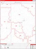 Moody, Sd Carrier Route Wall Map
