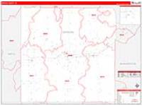 Morgan, Co Carrier Route Wall Map