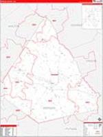 Morgan, Ga Carrier Route Wall Map