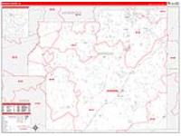 Morgan, In Carrier Route Wall Map