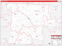 Morgan, Oh Carrier Route Wall Map