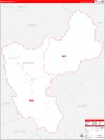 Morgan County, UT Wall Map Premium Style by MarketMAPS - MapSales