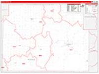Morris, Ks Carrier Route Wall Map