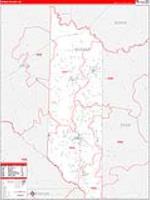 Morris, Tx Carrier Route Wall Map
