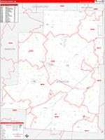 Morrow, Oh Carrier Route Wall Map