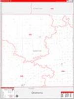 Morton, Ks Carrier Route Wall Map